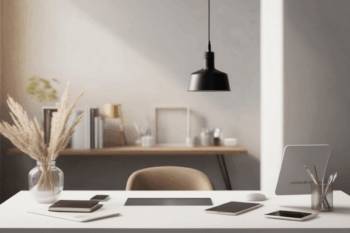 Ideias de home office com mesa dobrável para quarto pequeno alugado
