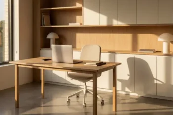 Mesa dobrável de parede para apartamento alugado: cuidados antes de comprar